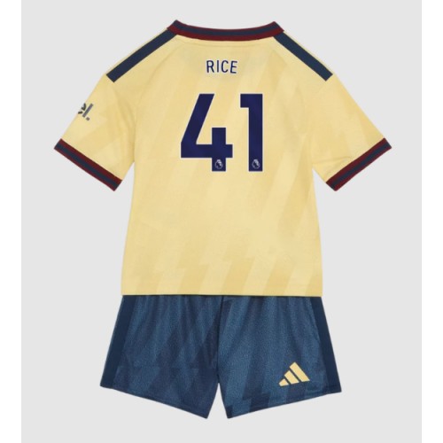 Stroje piłkarskie Arsenal Declan Rice #41 Koszulka Trzeciej dla dzieci 2026-27 Krótki Rękaw (+ szorty)